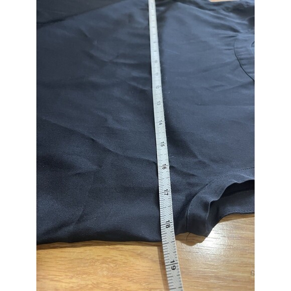 J Crew Factory Black Satin Cap Sleeve Blouse Size XS - Picture 8 of 8